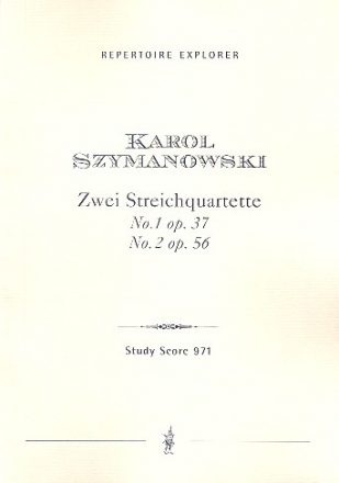 2 Streichquartette  Studienpartitur