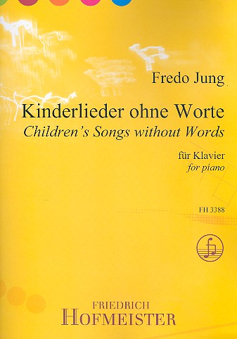 Kinderlieder ohne Worte op.2 fr Klavier