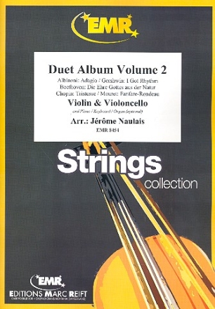 Duet Album vol.2 for violin and violoncello (piano/keyboard/organ ad lib) 2 scores