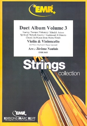 Duet Album vol.3 for violin and violoncello (piano/keyboard/organ ad lib) 2 scores