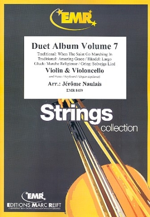 Duet Album vol.7 for violin and violoncello (piano/keyboard/organ ad lib) 2 scores