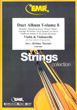 Duet Album vol.8 for violin and violoncello (piano/keyboard/organ ad lib) 2 scores