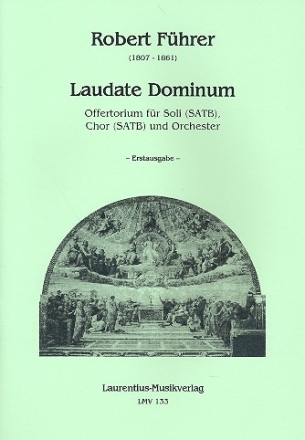 Laudate Dominum fr Soli, gem Chor und Orchester Partitur