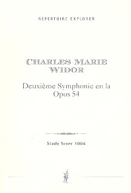 Symphonie en la majeur no.2 op.54 fr Orchester Studienpartitur