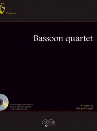 Bassoon Quartet (+CD-Rom) 13 pieces for 4 bassoons score