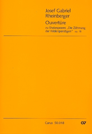 Ouvertre op.18 fr Orchester Partitur