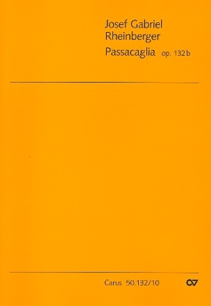 Passacaglia op.132b fr Orchester Partitur