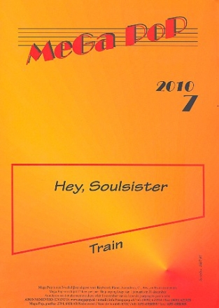 Hey Soulsister: fr Klavier (Gesang/Gitarre) (en)