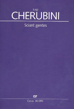 Sciant gentes fr Soli, gem Chor und Orchester Partitur (la) (1829)