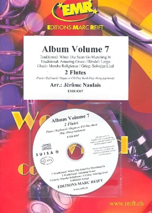 Album vol.7 (+CD) for 2 flutes (piano/keyboard/organ ad lib) 2 scores