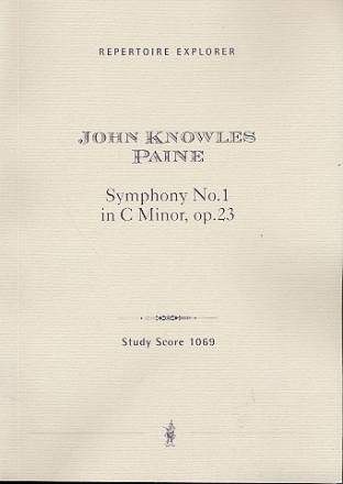 Sinfonie c-Moll Nr.1 op.23 fr Orchester Studienpartitur