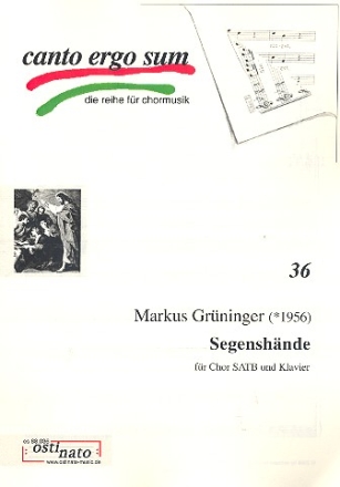 Segenshnde fr gem Chor und Klavier Partitur