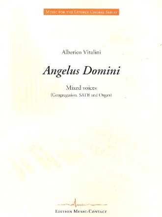 Angelus Domini for congregation, mixed chorus and organ score