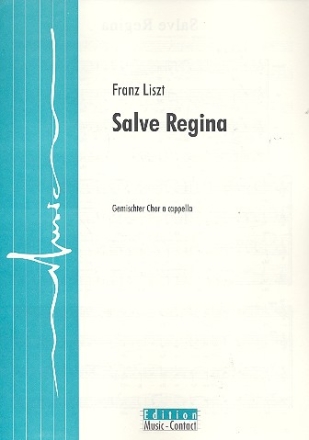 Salve Regina fr gem Chor a cappella Partitur