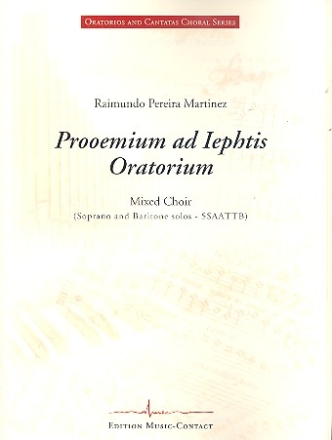 Prooemium ad Iephtis Oratorium fr gem Chor und Orgel Partitur