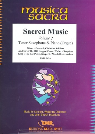 Sacred Music vol.2 for tenor saxophone and piano (organ)