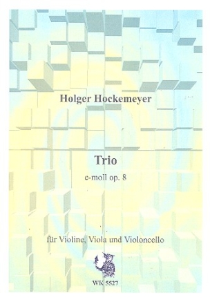 Trio e-Moll op.8 fr Violine, Viola und Violoncello Partitur und Stimmen