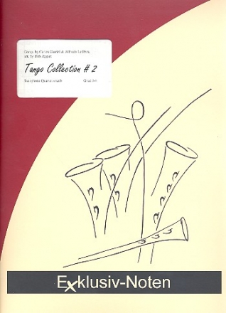 Tango Collection Band 2 fr 4 Saxophone (S(A)ATBar) Partitur und Stimmen