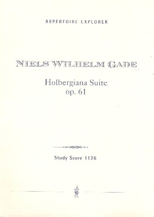 Holbergiana Suite op.61 fr Orchester Studienpartitur