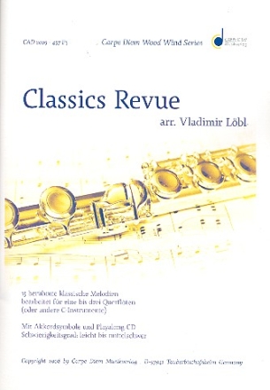 Classics Revue (+CD)  klassische Melodien fr 1-3 Flten Partitur und Stimmen