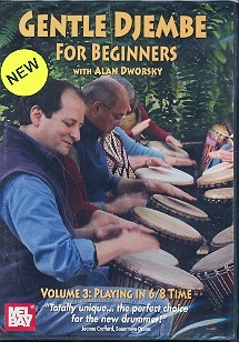 Gentle Djembe for Beginners Vol.3 Playing in 6/8 Time DVD