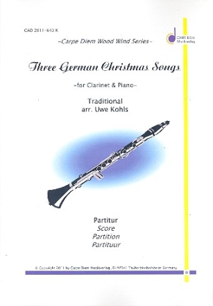 3 German Christmas Songs for clarinet and piano