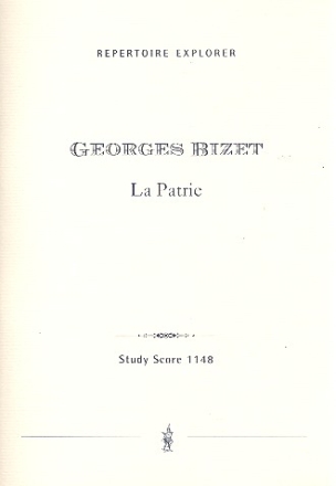 La patrie op.19 fr Orchester Studienpartitur