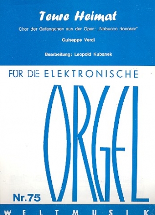 Teure Heimat fr E-Orgel