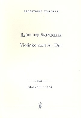 Konzert A-Dur fr Violine und Orchester Studienpartitur