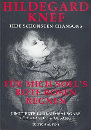 Hildegard Knef: Ihre schnsten Chansons Songbook fr Klavier/Gesang/Gitarre