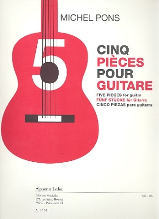 5 Pices pour guitare