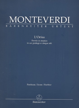L'Orfeo fr Soli, Chor und Orchester Partitur (it)