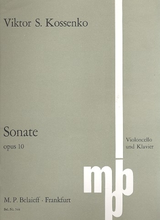 Sonate op.10 fr Violoncello und Klavier