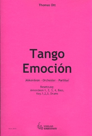 Tango Emocin fr Akkordeonorchester Partitur