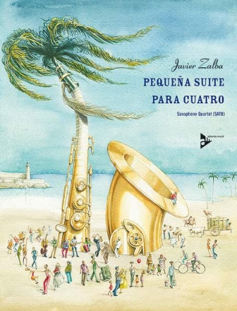 Pequena suite para cuatro fr 4 Saxophone (SATBar) Partitur und Stimmen