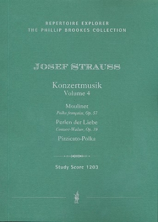 Konzertmusik Band 4 fr Orchester Studienpartitur