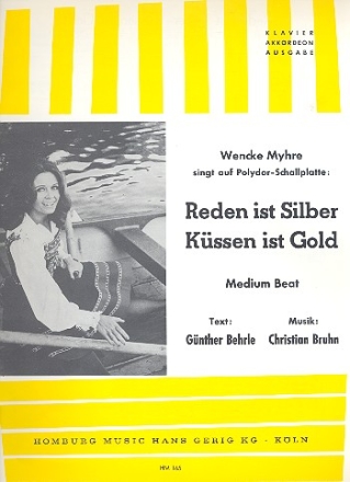 Reden ist Silber, Kssen ist Gold: Gesang und Klavier Einzelausgabe