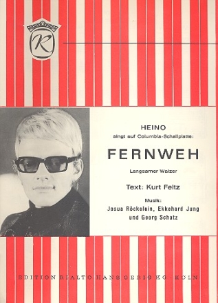 Fernweh: Gesang und Klavier Einzelausgabe