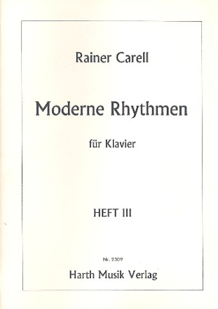 Moderne Rhythmen Band 3 fr Klavier