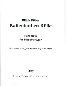 Kaffeebud en Klle: Potpourri fr Blasorchester