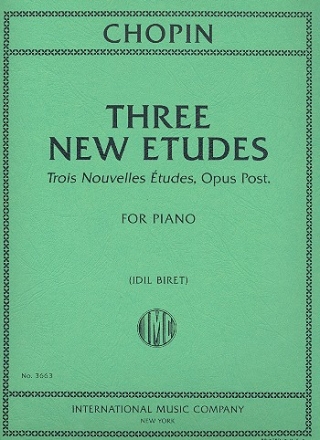 3 new Etudes op.posth. for piano