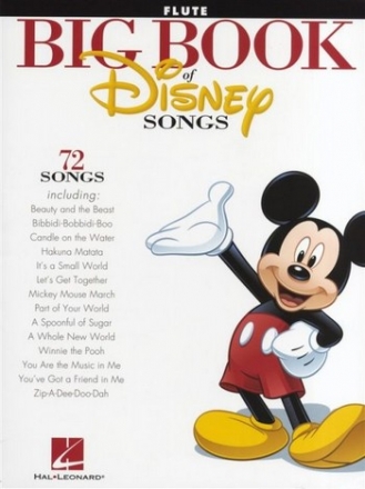 Big Book of Disney Songs: for flute