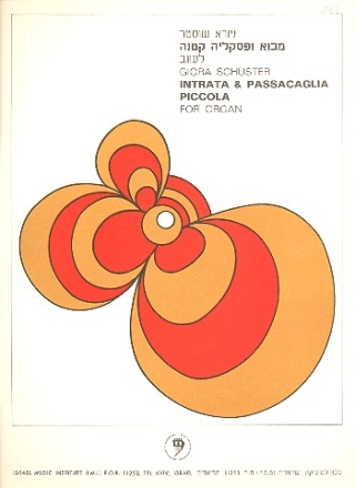 Entrata and Passacaglia piccola for organ