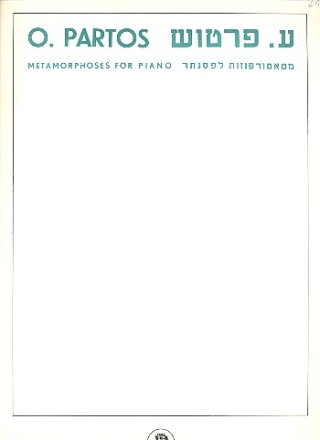 Metamorphoses for piano