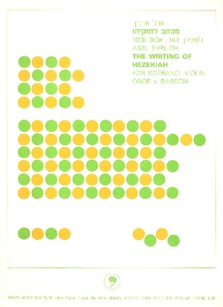 The Writing of Hezekiah for soprano, violin, oboe and bassoon score
