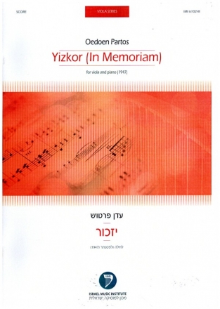 Yizkor (In Memoriam) for viola and piano