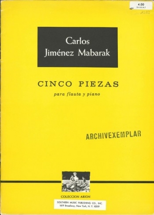 5 piezas for flute and piano