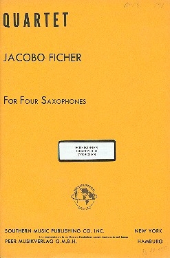 Quartet for 4 saxophones score