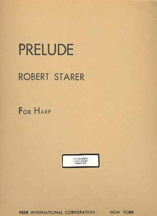 Prelude  for harp