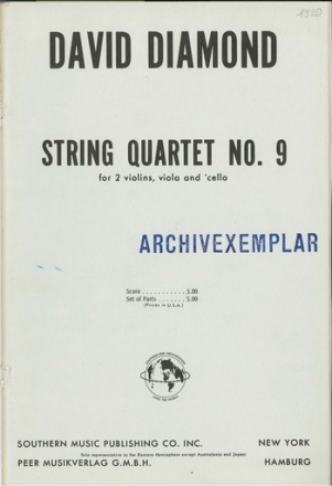 String quartet no.9  score